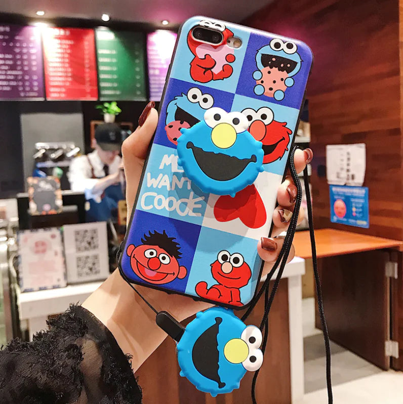 Snoopy Phone Case with Stand and Protector
